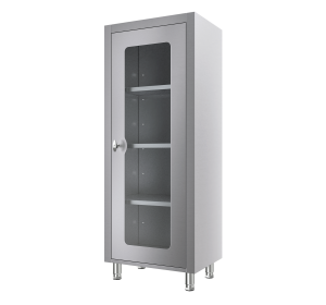 Wall-Mounted Single Glass Door Storage Cabinet VITAL
