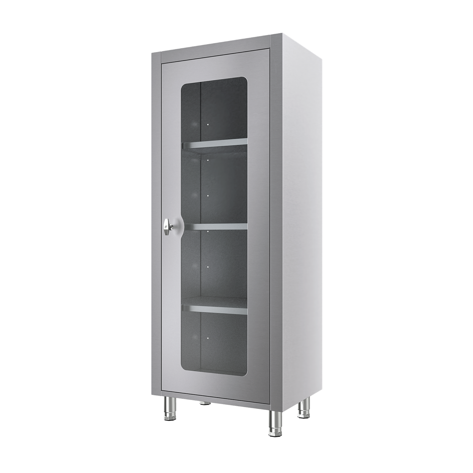 Wall-Mounted Single Glass Door Storage Cabinet VITAL